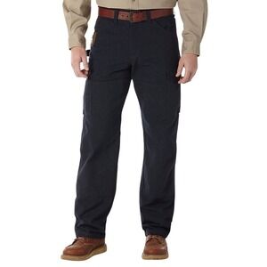 Wrangler Riggs Workwear Ripstop Ranger Cargo Pant‎ Navy Blue Men's 40x34 Grunge